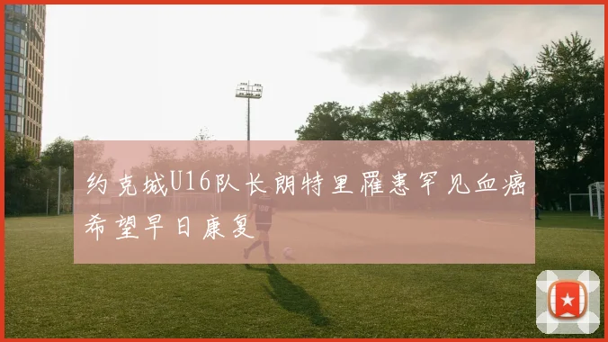 约克城U16队长朗特里罹患罕见血癌希望早日康复